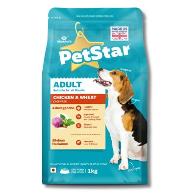 Petstar | Adult Dog Food | Chicken & Wheat | 1KG
