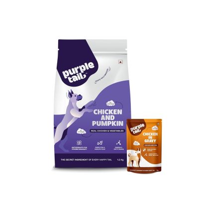 Purple Tail | Adult Dog Food | Chicken & Pumpkin | 1.2KG