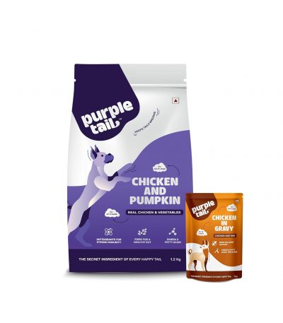 Purple Tail | Adult Dog Food | Chicken & Pumpkin | 1.2KG