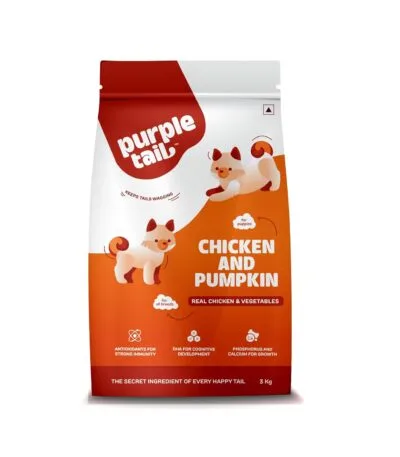 purple tail puppy food 3kg bhopal