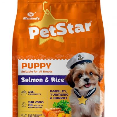 Write for Petstar | Puppy Dog Food | Salmon & Rice | 3KG