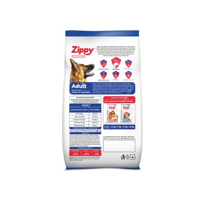 Zippy | Adult Dog Food | Chicken & Vegetables | 10KG